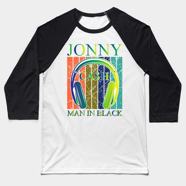 Man in black. Baseball T-Shirt by omnia34